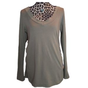 Ambiance Maternity - Green long sleeve top - Large